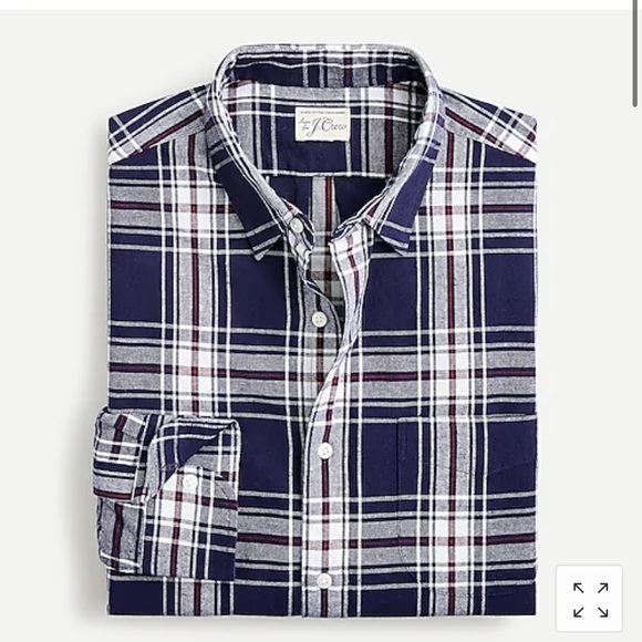 J. Crew Tops - J.Crew Plaid Button Down Shirt